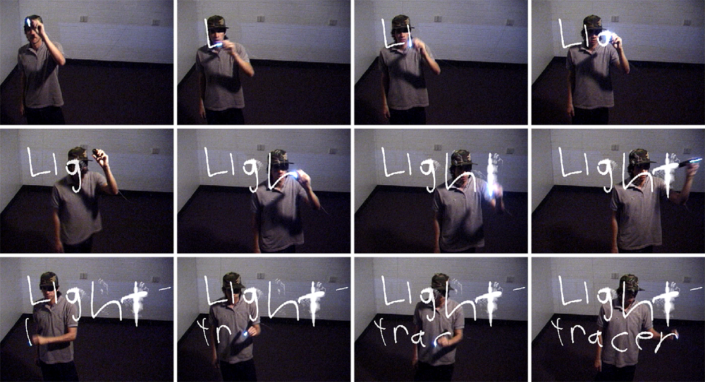 Drawing with Light Tracer